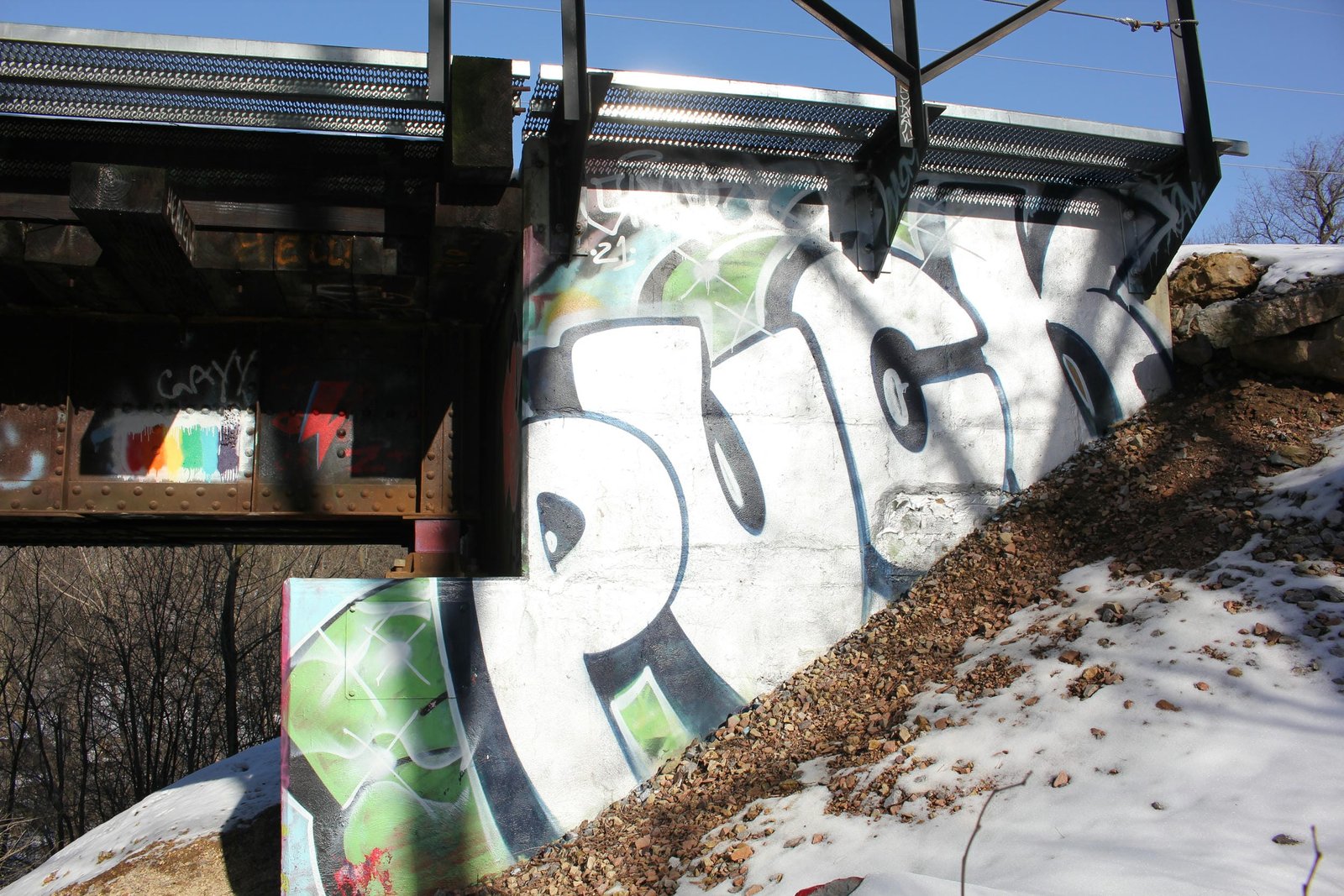 East abutment